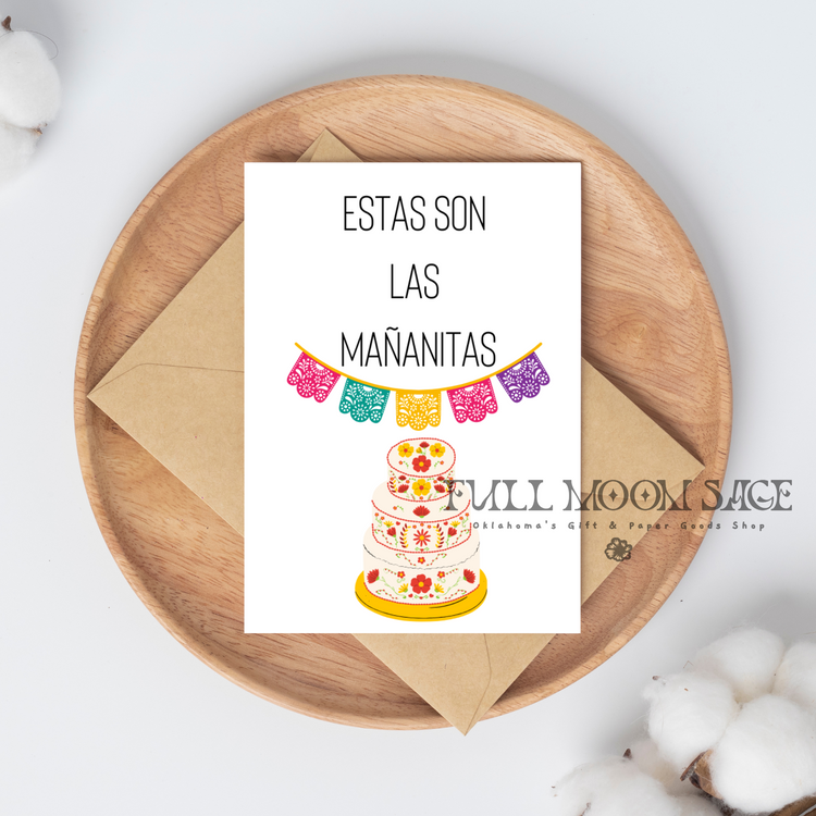 ESTAS SON LAS BIRTHDAY GREETING CARD