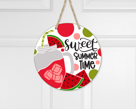 SWEET SUMMER TIME DOOR HANGER